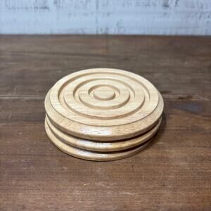 Wooden Coasters Set Of 3